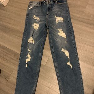 Super High Rise  -Straight Leg Jeans